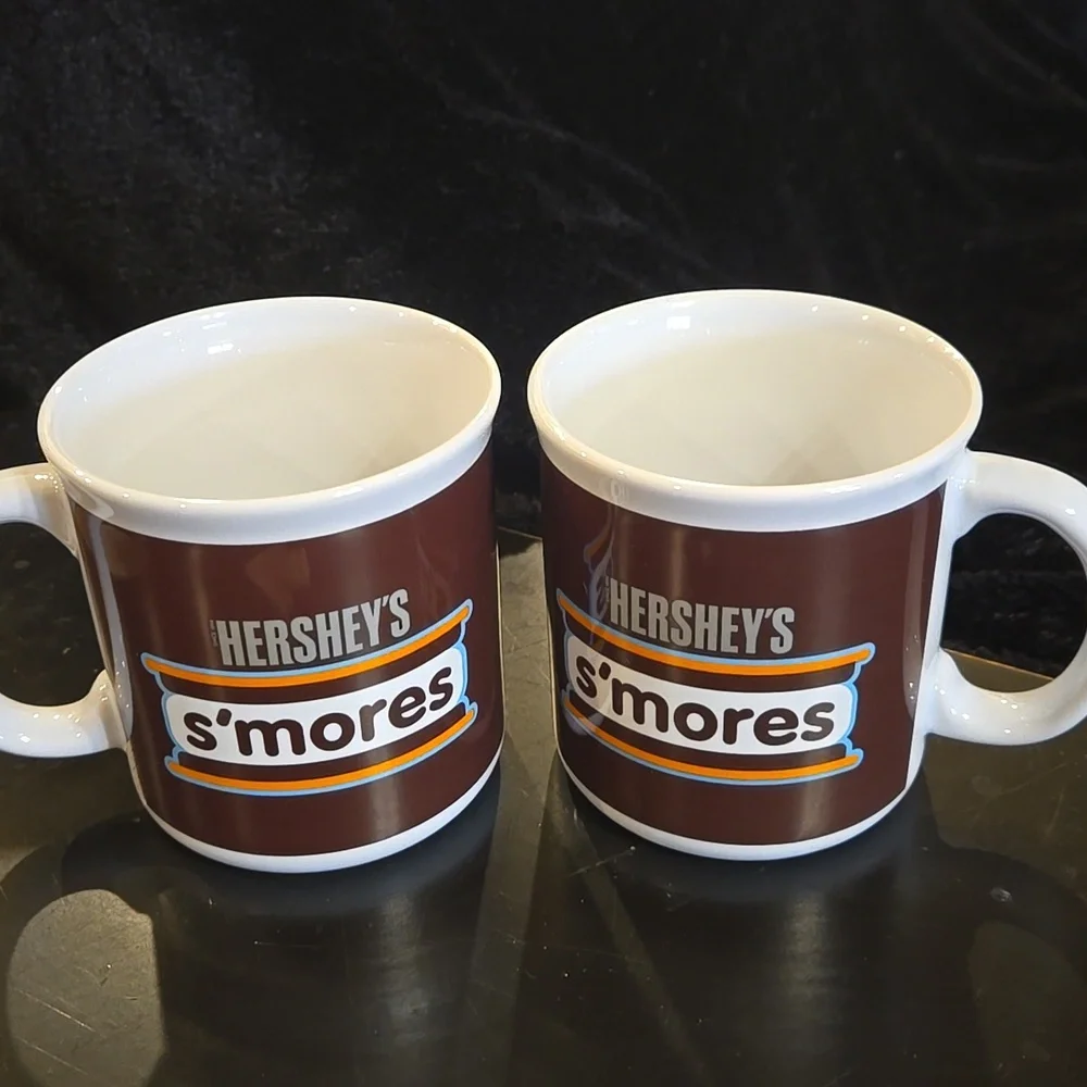 Hershey's S'more Ceramic Mugs. Set of 2.
